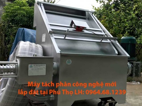 Máy tách ép phân hai cấp công nghệ mới tại Phú Thọ
