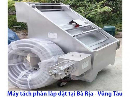 Máy tách ép phân chất thải chăn nuôi lắp đặt tại Bà Rịa Vũng Tàu