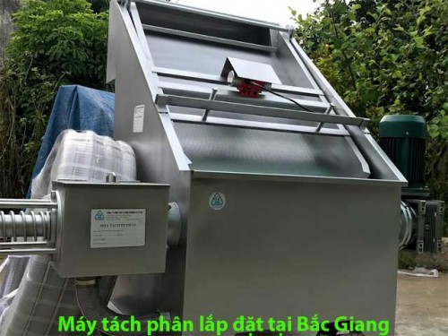 Máy tách phân lắp đặt tại Bắc Giang công nghệ mới